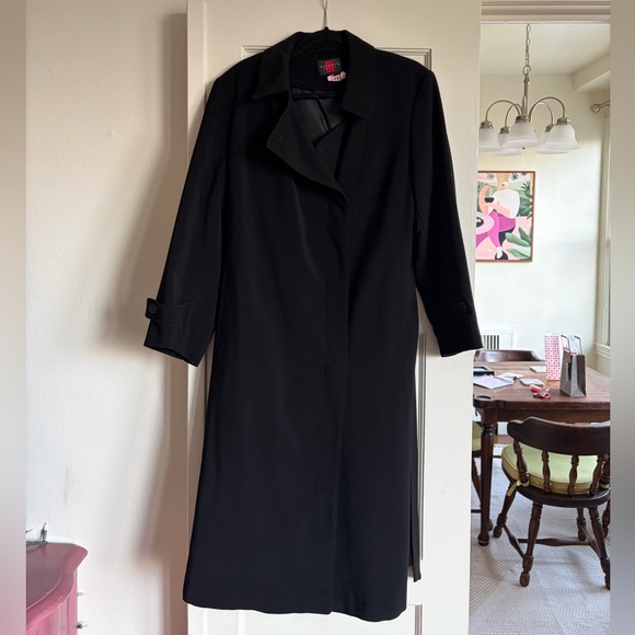 Black Trench Coat - Picture 1 of 5